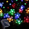 ITICdecor Solar String Flower Lights Outdoor Waterproof 50 LED Fairy Light Decorations for Garden Fence Patio Yard Christmas Tree, Lawn, Party (Multi-Colored)